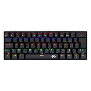 Teclado Mecânico Redragon Lakshmi K606R 60%, LED Rainbow, Switch Brown