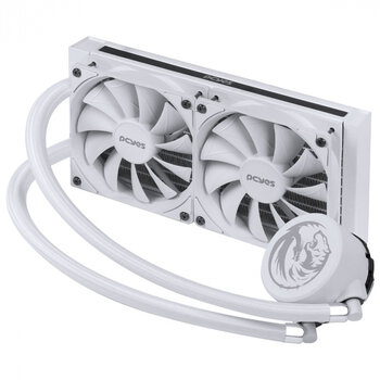 Water Cooler Gamer PCYES Sangue Frio 2, 240mm, Branco - PSF2240H40WHSL