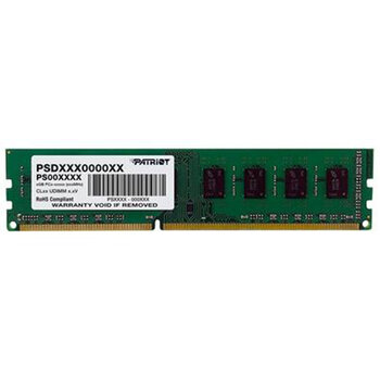 Memoria DDR3 Patriot 8GB, 1600MHz, CL11, 1.5V SIGNATURE - PSD38G16002