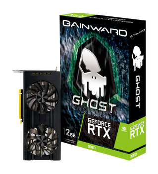 Placa de Video RTX 3060 Ghost Gainward, 12GB GDDR6, DLSS, Ray Tracing