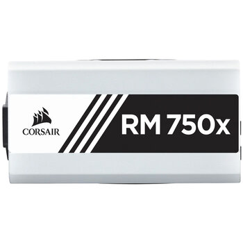 Fonte Corsair 750W RM750x White 80Plus Gold Modular PFC Ativo - CP-9020187-WW