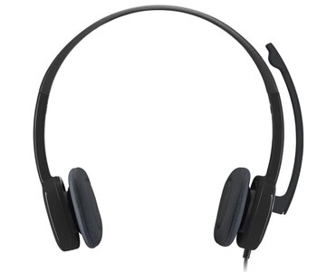 Headset Logitech H151 P3 Preto - 981-000587