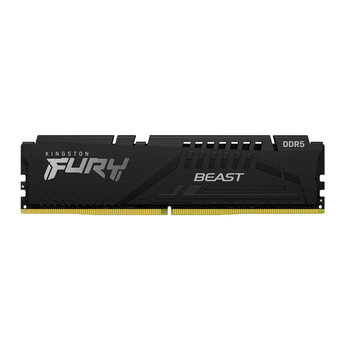 Memoria DDR5 Kingston Fury Beast 16GB, 5200MHz, 1,25V, CL40, Preto KF552C40BB16