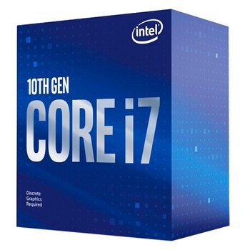 Processador Intel Core I7-10700F, Cache 16MB, 2.9 GHz (4.8GHz Turbo), LGA 1200