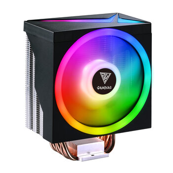 Cooler para Processador Gamdias Boreas M1, RGB, Preto, AMD/Intel - BOREAS M1-610