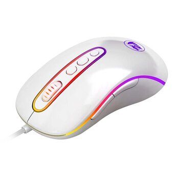 Mouse Gamer Redragon Phoenix 2 Lunar White, RGB, 10000DPI, 9 Botões - M702W-1