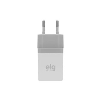 Carregador de Parede USB 1A ELG - Universal - Bivolt - Branco - WC1AE