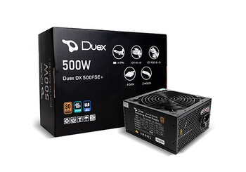 Fonte Duex 500W - DX 500FSE+, 80Plus Bronze - PFC Ativo
