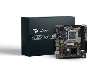 Placa Mae Duex DX H81ZG M2 - LGA 1150 - mATX - DDR3
