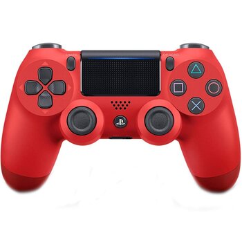 Controle Sony Dualshock 4 PS4, Sem Fio, Magma Vermelho