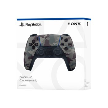 Controle Sony DualSense PS5, Sem Fio, Gray Camuflado