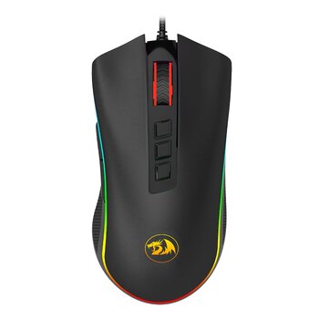 Mouse Gamer Redragon Cobra, RGB, 8 Botões, 10000DPI, Black - M711