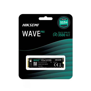 SSD 512 GB Hiksemi Wave PRO - M.2 NVMe - Leitura: 3500MB/s e Gravação: 1800MB/s