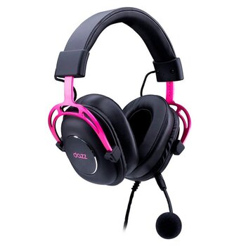 Headset Gamer Dazz FT3 Ultralight, 7.1, Preto/Rosa - 62000068