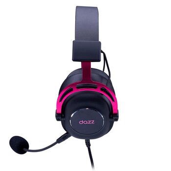 Headset Gamer Dazz FT3 Ultralight, 7.1, Preto/Rosa - 62000068