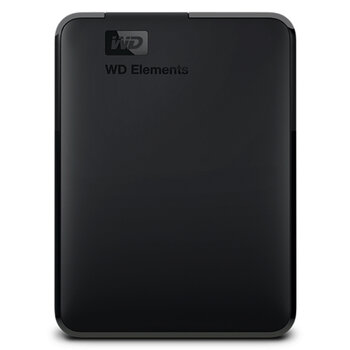 HD Externo Western Digital Elements, 1TB, USB 3.0, Preto - WDBUZG0010BBK