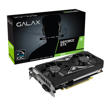 Placa de Video GeForce GTX 1650 EX 1-Click OC Galax NVIDIA, 4GB, GDDR6