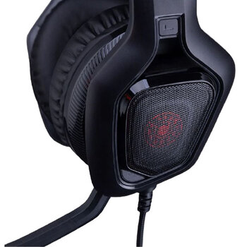 Headset Gamer Dazz Lachesis, Surround 7.1 Virtual, USB, Drivers 50mm, Preto