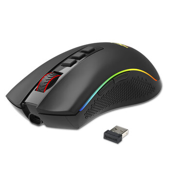 Mouse Gamer Sem fio Redragon Cobra PRO, RGB, 16000 DPI, Preto - M711-PRO