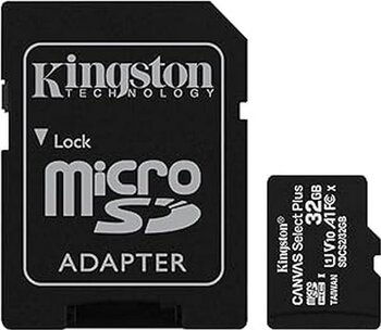 Cartao Kingston MicroSD Canvas Select Plus Class 10UHSI 32GB Micro+Adaptador