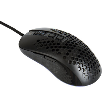 Mouse Gamer A+ Plus Tech Pyro, Preto, RGB, 16000 DPI, 7 Botões, USB - AP-ME-2992