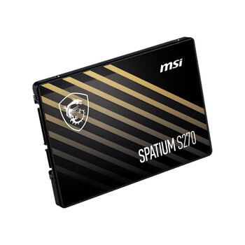 SSD 480 GB MSI Spatium, SATA III Leitura 500MB/s Gravação 450MB/s - S270