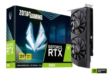 Placa de Video RTX 3060 Zotac Gaming, 2X, 12GB GDDR6 - ZT-A30600P-10M