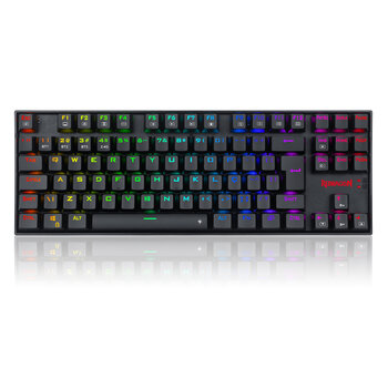 Teclado Mecânico Redragon Kumara RGB PRO Sem Fio Preto, SW Brown - K552RGB-BRS-B