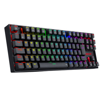 Teclado Mecânico Redragon Kumara RGB PRO Sem Fio Preto, SW Brown - K552RGB-BRS-B