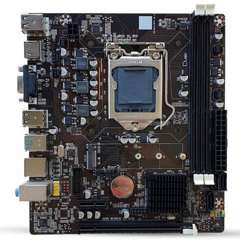 Placa Mae Duex DX B75ST M2 - LGA 1155 - mATX - DDR3