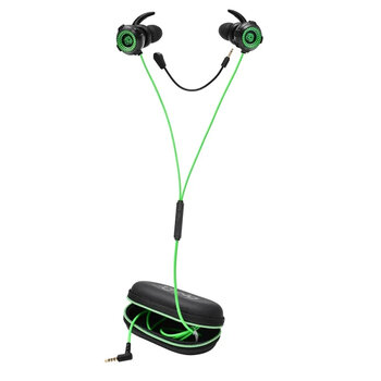 Headset Gamer ELG Zahhak, Intra-Auricular, Preto/Verde - EPZHGR