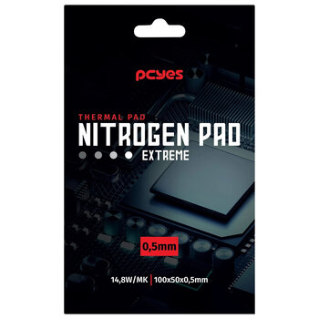 Thermal Pad PCYES Nitrogen Pad Extreme 100x50x0,5MM - 14,8W/MK - PCYNPE05148