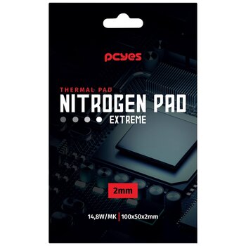 Thermal Pad PCYES Nitrogen Pad Extreme 100x50x2,0MM - 14,8W/MK - PCYNPE20148