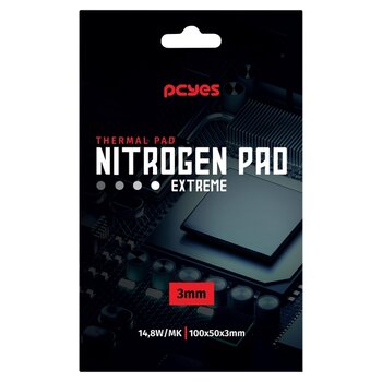 Thermal Pad PCYES Nitrogen Pad Extreme 100x50x3,0MM - 14,8W/MK - PCYNPE30148