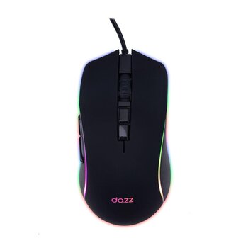 Mouse Gamer Dazz 3405J, RGB, 3600 DPI, 6 Botões, Preto - 62000084