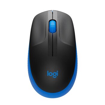 Mouse S/Fio Logitech M190 com Design Ambidestro, USB, Azul - 910-005903