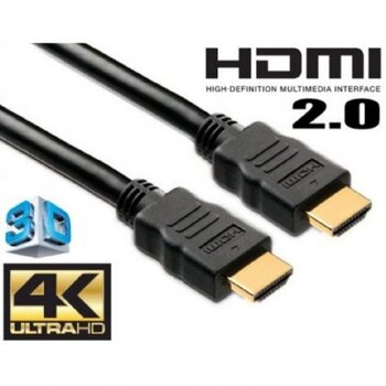 Cabo HDMI Macho x HDMI Macho 2,0M V2 4K UHD - GV Brasil - CBH.843