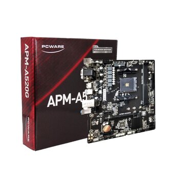 Placa Mae PCWare APM-A520G - AMD AM4 - mATX - DDR4