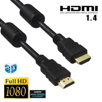 Cabo HDMI Macho X HDMI Macho 5,00M V1.4 com Filtro - GV Brasil - CBH.450