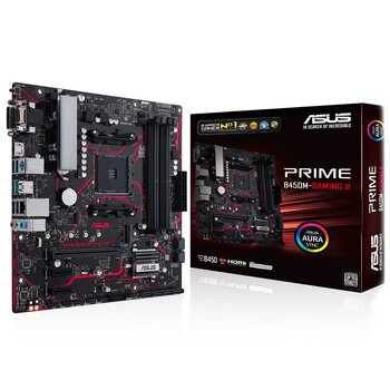Placa Mae Asus Prime B450M Gaming II - AMD AM4 - mATX - DDR4 - 90MB17W0-C1BAY0