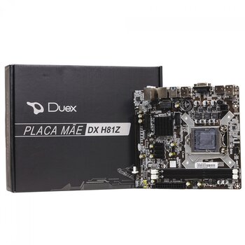 Placa Mae Duex DX H81Z - LGA 1150 - mATX - DDR3